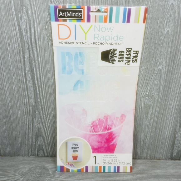 Art mind diy adhesive laser stencil bundle fabric craft shirts/ pillows / bag - Picture 10 of 16